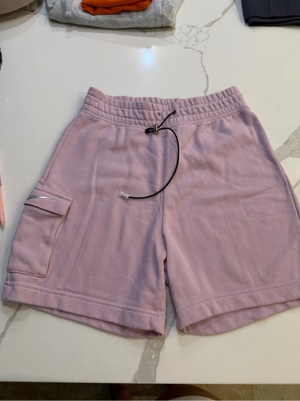 Nike Women’s Lavender Cargo Shorts with Drawstring